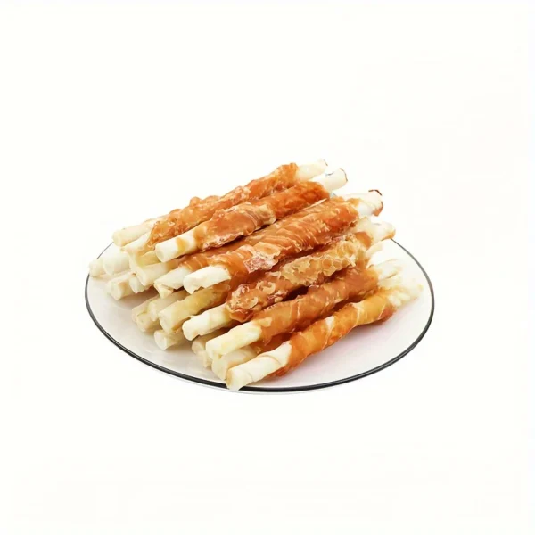3.53oz/14.11oz Chicken Wrapped Rawhide Sticks