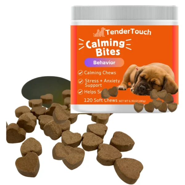 120 Chews -1Pack x 6.35oz - Tender Touch Calming for Dogs