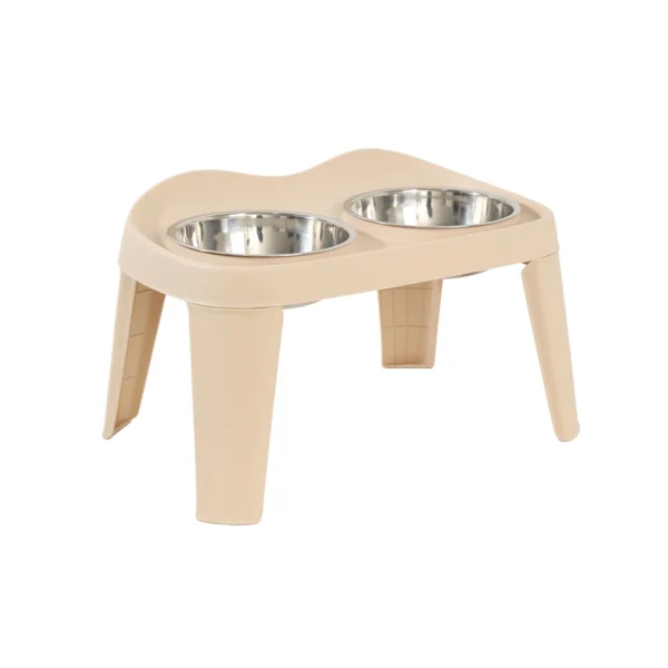 Elevated Dog Feeder with Double Stainless Steel