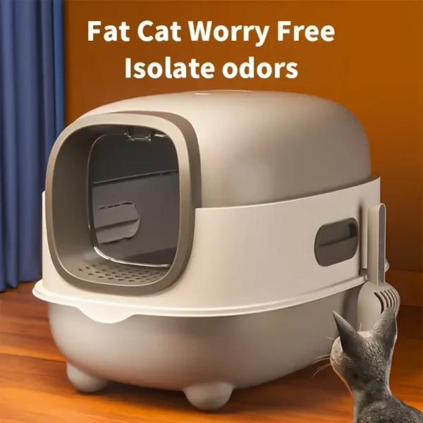 1pc 40lbs/18kg Cat Litter Box Spacious