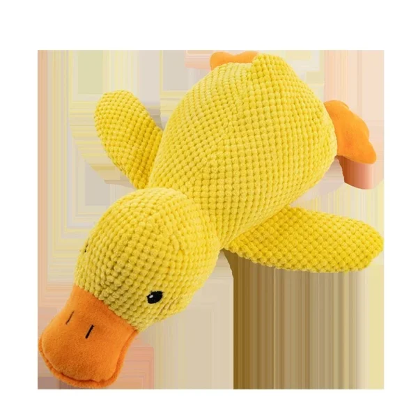 Dog toy plush companion sleeping duck