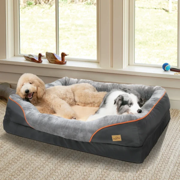 Large Dog Bed Soft Fleece Removable Washable Cover