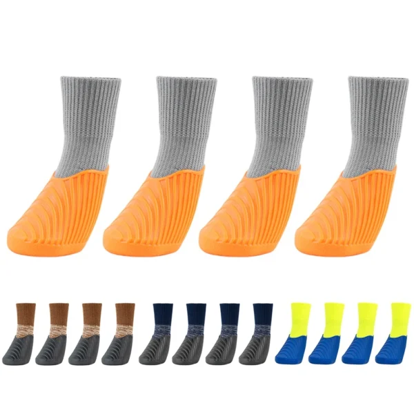 4Pcs Outdoor Pet Boots Dog Shoes Paw Protector