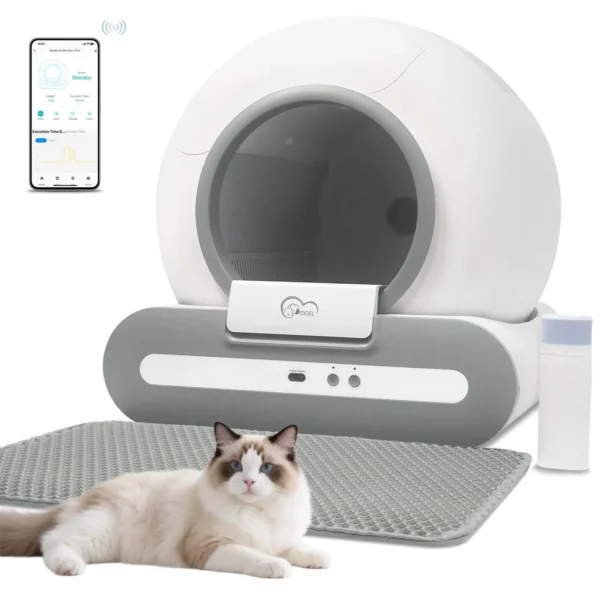 65L Self-Cleaning Cat Litter Box App Control